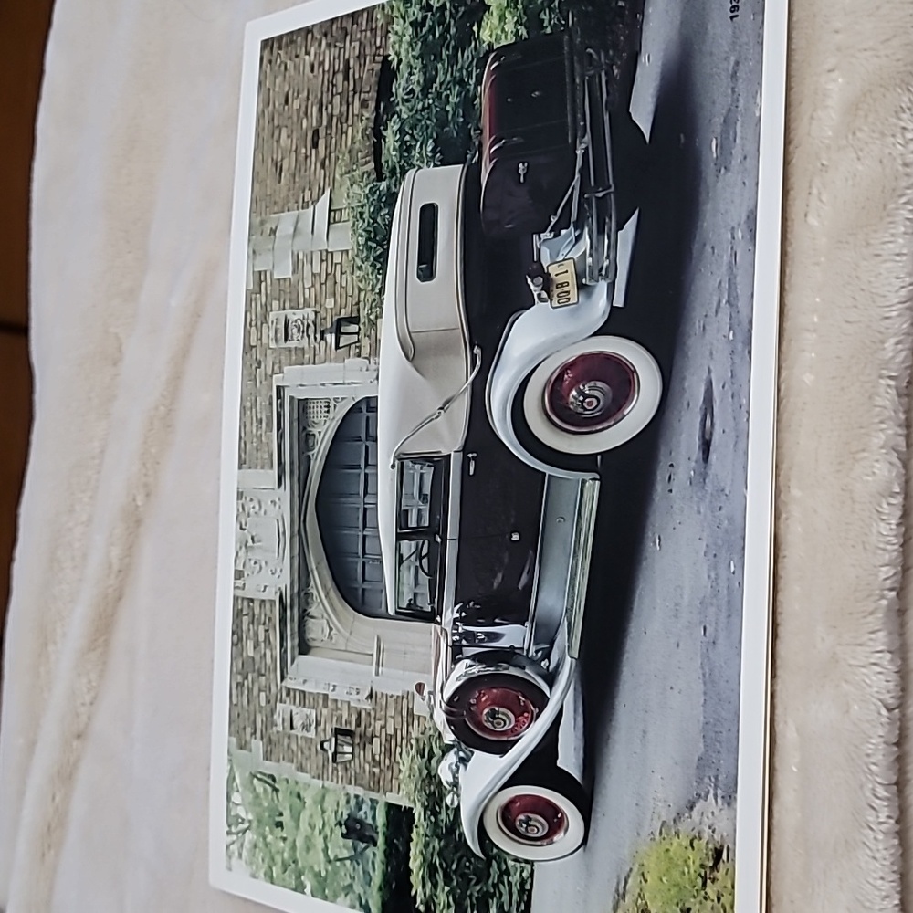 Postcard 1931 Packard Car Unframed